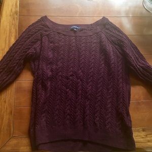 Burgundy American Eagle Sweater